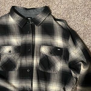 Vans flannel shirt size large